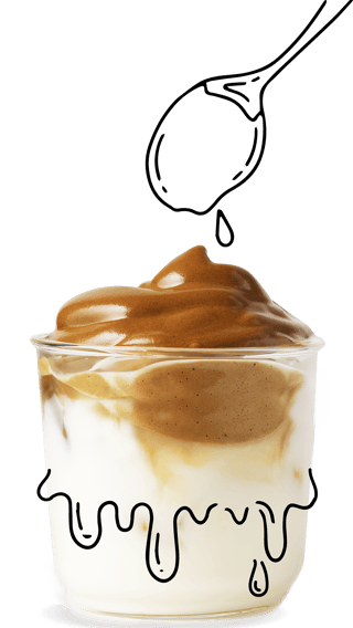 visual dalgona coffee